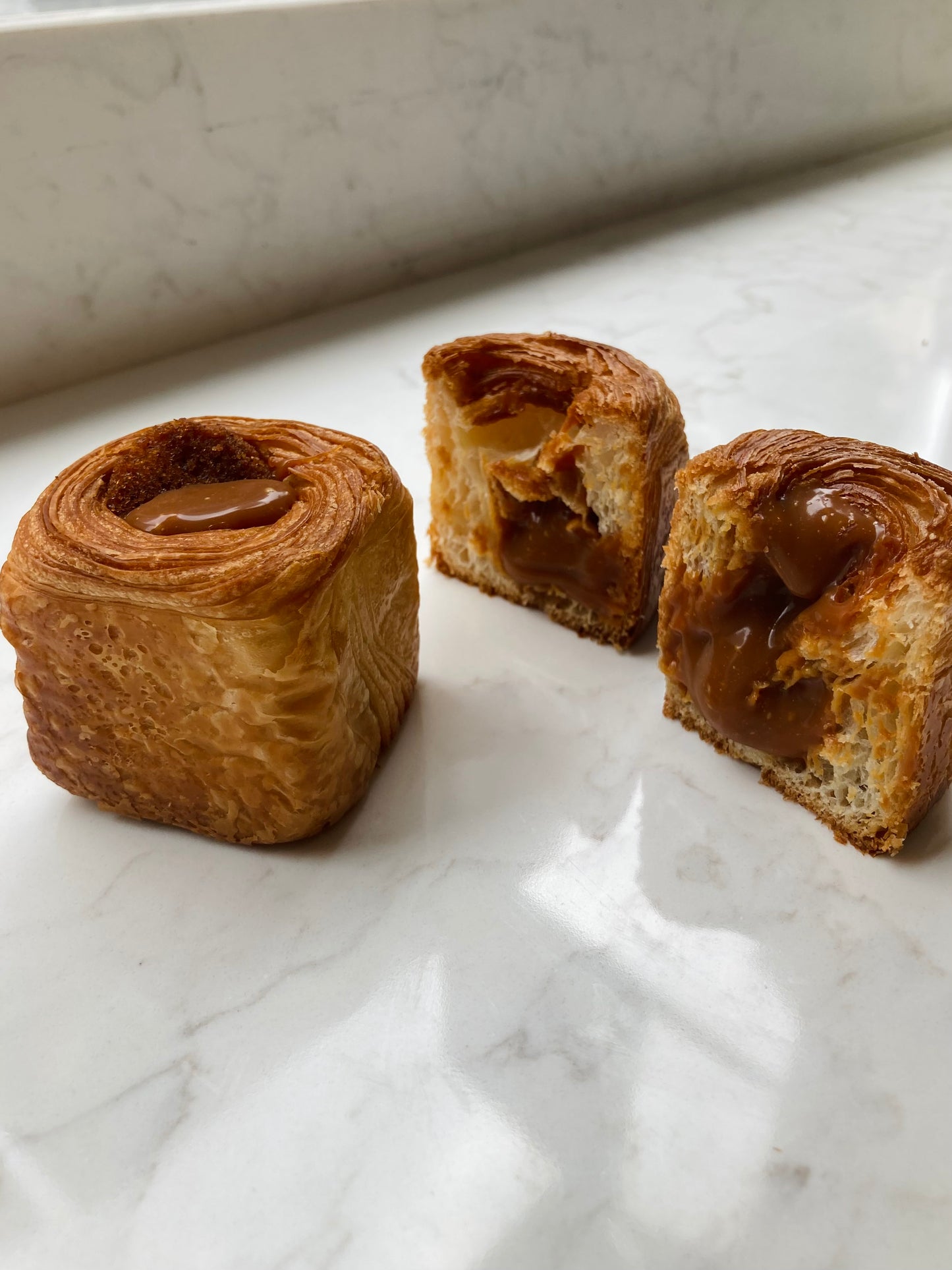 Cube croissant caramel au beurre salé 50g