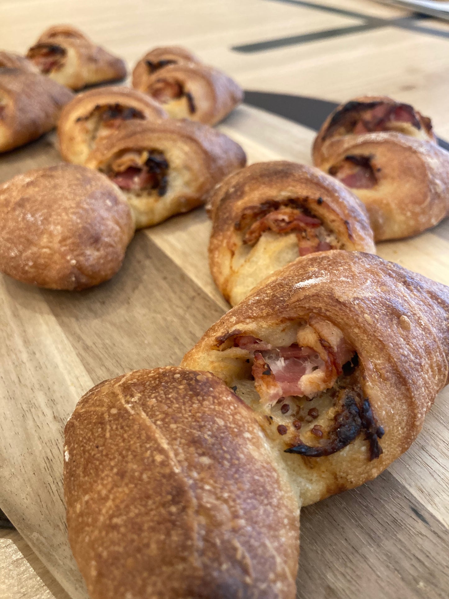 Baguette épi bacon